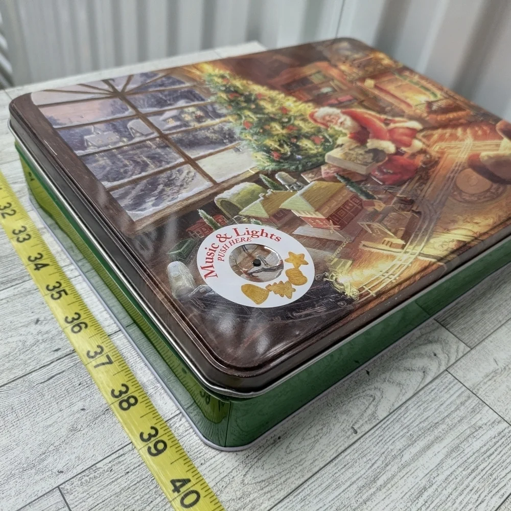 Christmas Santa Tin Box